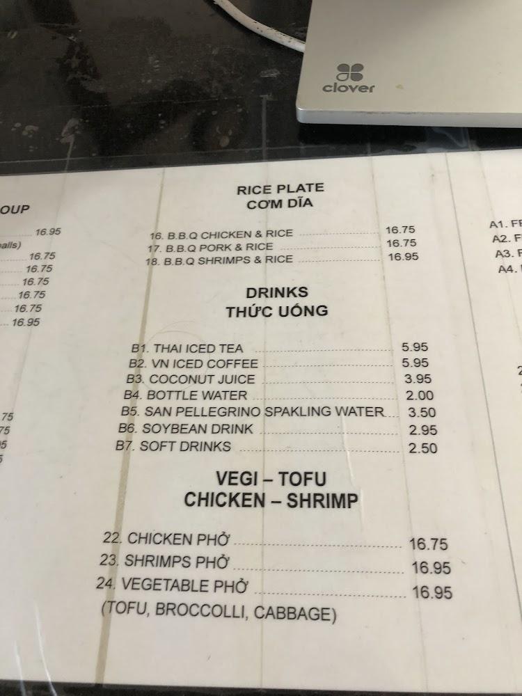 Super Super Pho Menu image 4